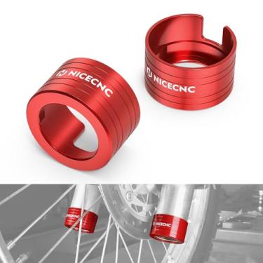 Imagem de NICECNC Protetor De Sapatas Perna Garfo Dianteiro Inferior Compatível Com Honda Xr650L 1993 1994 1995 1996 1997 1998 1999 2000 2001 2002 2003 2004-2024 Xr600R 1993-2000