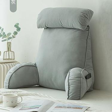 Imagem de Almofada de leitura para cama adorável almofada de apoio lombar almofadas de encosto multifuncionais sofá e cabeceira almofada de leitura removível macio descanso de leitura descanso travesseiro para