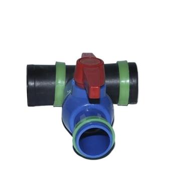 Imagem de Adaptador de conector de bocal conector de alta pressão conector de água conector de três vias válvula de esfera WWECCQIJ