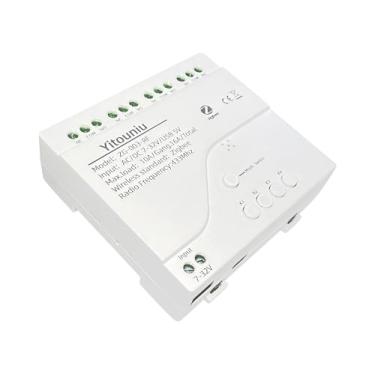Imagem de Yitouniu Zigbee 4CH DC7-32V USB 5V Relé Módulo de Interruptor Inteligente, Controle Remoto de Aplicativo Sem Fio com Módulo Polegada/Bloqueio Automático/Interloque, Funciona com Tuya Zigbee Gateway,