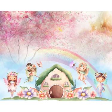 Imagem de Papel de Parede Adesivo Jardim Fada - ALGIDECOR