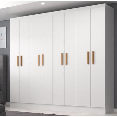 Imagem de Guarda Roupa Casal 8 Portas Paris Evidencia Moveis