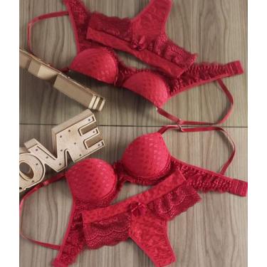 Imagem de Conjunto renda - Presentus Dei , Vermelho, M