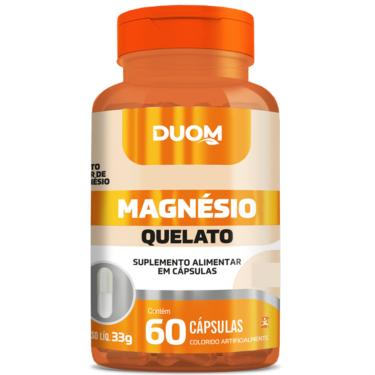 Imagem de MAGNÉSIO QUELATO ALTO TEOR DE MAGNÉSIO 60 CÁPSULAS - DUOM