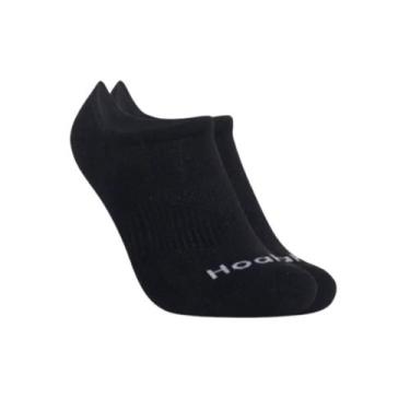 Imagem de Kit 3 Pares de Meias Soquete em Algodão - HOAHI, 39/43, Preto