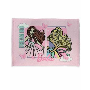 Imagem de Toalha de Lancheira Infantil Estampada Barbie 28x40cm Lepper - Toque Macio, Secagem Rápida e Alta Durabilidade