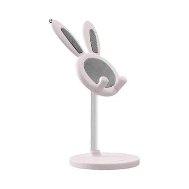 Imagem de Suporte De Telefone Em Forma De Coelho Ajustável Para Mesa Acessórios 