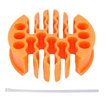 Imagem de Naroote 30 Organizador de Cabos Ferramenta de Gerenciamento de Cabos de Rede Organizador de Fios Ethernet Com 7 Linhas e Furos de 0,7 Cm para CAT 5 CAT 5E 6 Fios Blindados (Fio CAT5)