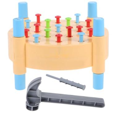 Imagem de BESPORTBLE Montessori Hammer for Realistic Pounding Game with Multicolor Pegboard Fine Motor Skill Development Hand-Eye Coordination Early Learning Activity