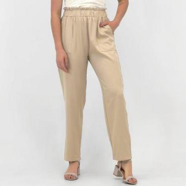 Imagem de Calça Facinelli Reta em Tecido Feminina-Feminino
