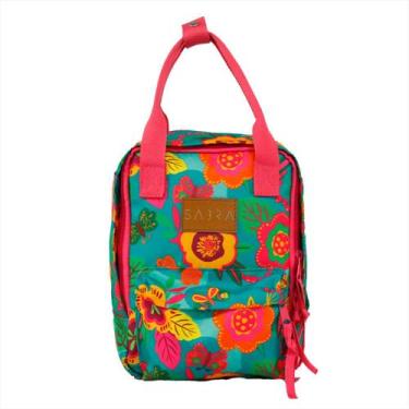 Imagem de Bolsa Mini Mochila Quadrada - SABRA, Jardim encantado