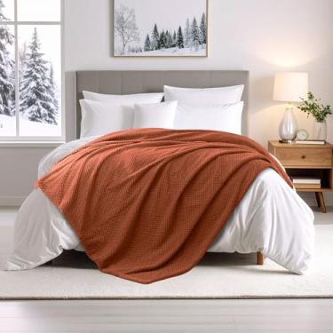 Imagem de Superior Victoria Cobertor de lã reversível pesado – Cobertor macio e macio de camada dupla para decoração de sofá, cama e sala de estar – Capa de cama aconchegante, quente e pesada, tamanho solteiro