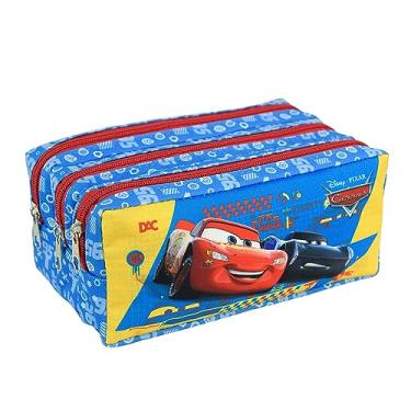 Imagem de Estojo Triplo em Tecido - Carros