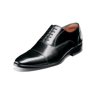 Imagem de Florsheim Sapato Oxford masculino Sorano Lux bico bico, Preto, 43