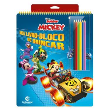 Imagem de Livro - MEU LIVRO-BLOCO DE BRINCAR MICKEY
