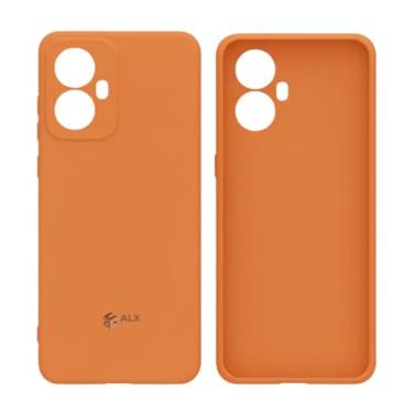 Imagem de Capa Silicone Premium para Motorola Moto G24 – Interior Aveludado, Proteção de Câmera e Toque Macio Antichoque (Laranja)