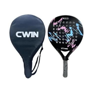 Imagem de Raquete De Tênis De Fibra De Carbono Para Adultos Com Face De EVA Maci