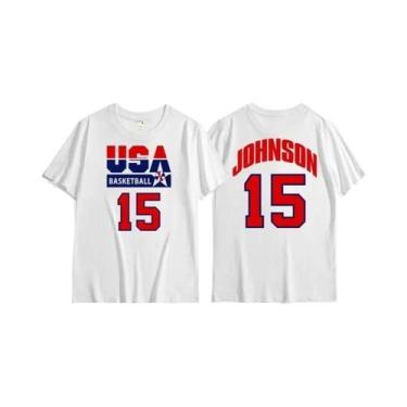 Imagem de Camiseta Masculina Oversize Vintage Dream Team 1992 Basquete Casual Al