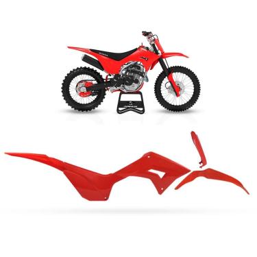 Imagem de Kit Plástico C/ Number Plate Anker Alligator Crf 250f Trilha Enduro Motocross