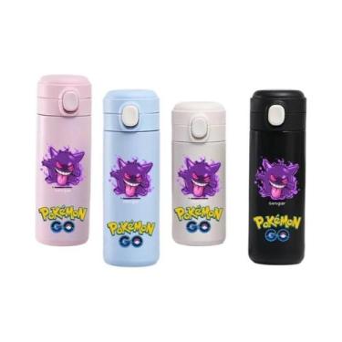 Imagem de Garrafa Térmica Infantil De Aço Inoxidável Grande Capacidade Pokémon P