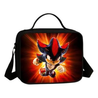 Imagem de Lancheira Termica Escolar Infantil Estampa Menino Game Corrida Soni La