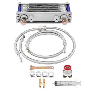 Imagem de Kit de sistema de radiador de resfriamento de óleo de motor de motocicleta para GY6 Motor Quick Cooling Power Boost Durável Preto 65ml