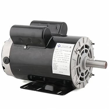 Imagem de Compressor de ar elétrico 5HP monofásico 143/5T motor elétrico 7/20.3 cm eixo 3450RPM 208-230 Volts 60HZ