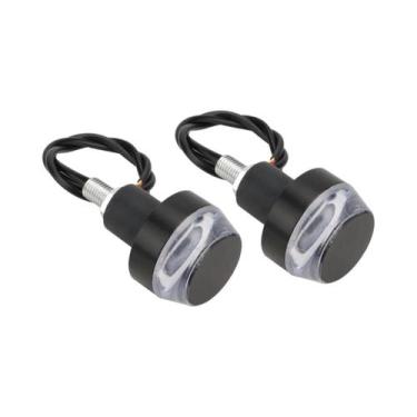 Imagem de Luz De Sinalização LED Colorida Para Guidão De Motocicleta 2 Peças Lâm
