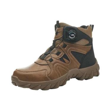 Imagem de Botas De Motocicleta Masculinas Antiderrapantes Resistentes Ao Desgast
