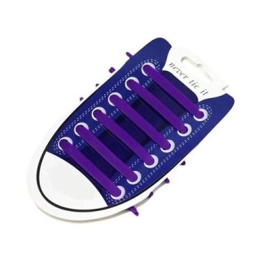 Imagem de 12 Peças De Cadarços De Silicone Elásticos Sem Amarração Para Crianças