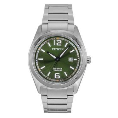 Imagem de Relógio Citizen Eco-Drive Super Titanium Green Dial AW1641-81X