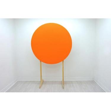 Imagem de Painel Redondo Decoração Cores Lisas Em Tecido - 1,5x1,5m - Fantasia B
