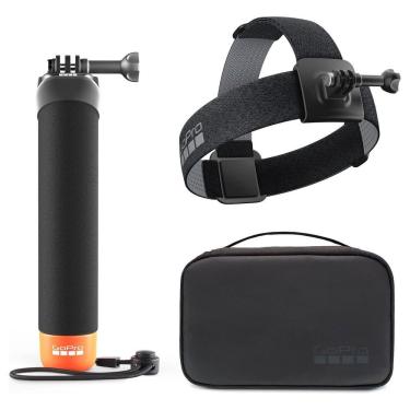 Imagem de Kit Adventure 3.0 Original Gopro Bolsa + Sup.cabeça + Bastão