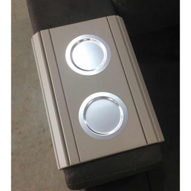 Imagem de Esteira para Braço de Sofá com Porta Copos Kit 2un Nude