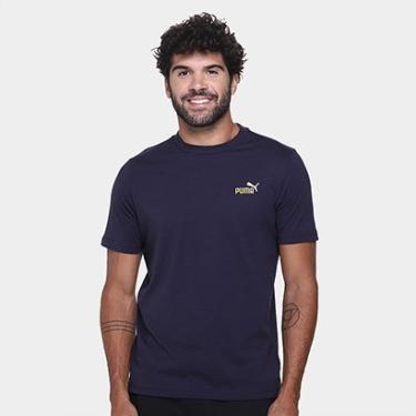 Imagem de Camiseta Puma 2 Color Small No. 1 Logo Masculina-Masculino