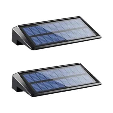 Imagem de Luzes De Parede Solares À Prova d'Água Para Exterior, Pacote Com 2, Lu