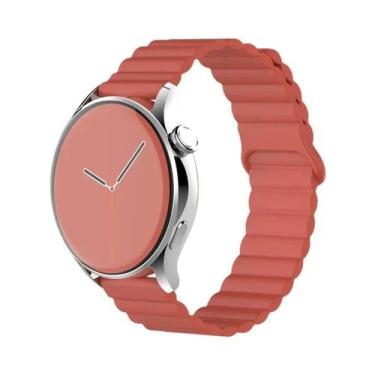 Imagem de Pulseira De Silicone Magnética Para Samsung Galaxy Watch 20mm 22mm, Co