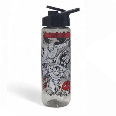 Imagem de Garrafa de Água Squeeze Vingadores 700ml Escolar Academia - Plasduran,