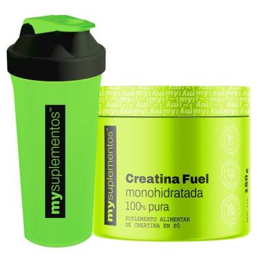 Imagem de Kit Creatina Monohidratada Pura 150g e Coqueteleira – My Suplementos-Unissex