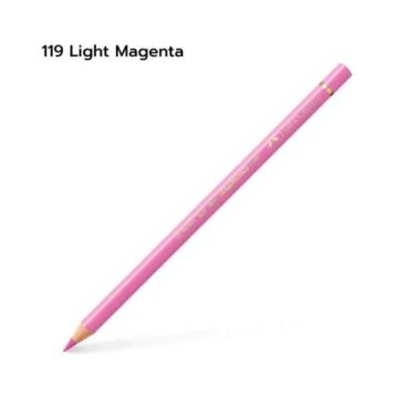 Imagem de Lápis de Cor Faber Castell Polychromos Avulso, 119 Light Magenta