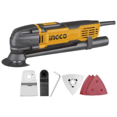 Imagem de Multiferramenta Oscilante Multiuso Elétrica Ingco 300w UMF3008-9 com A