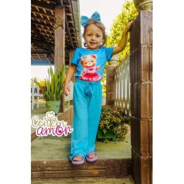Imagem de Calça duna infantil feminina azul - Contém amor kids , GG