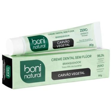 Imagem de Creme Dental Boni Natural Sem Fluor Escolha o Seu Vegano Antisseptico 
