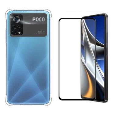 Imagem de Kit Capa Capinha Para Poco X4 Pro Anti Impacto + Película 3d - Danet, 