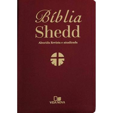 Imagem de Bíblia shedd - couro bonded vinho