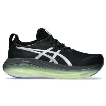 Imagem de Tenis asics gel-nimbus 27 masculino, Preto, Verde, 41