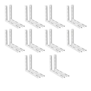 Imagem de 10 pares suporte ar condicionado 18.000 22.000 24.000 500mm - SM STEEL