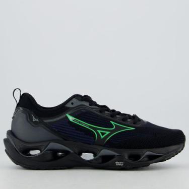Imagem de Tênis Mizuno Wave Stratos 3 Preto, 43