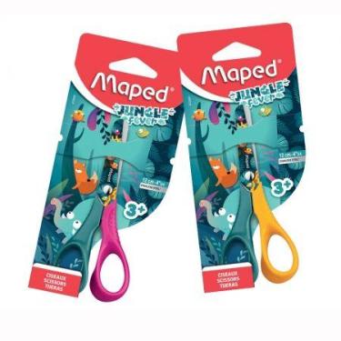 Imagem de Tesoura escolar Vivo Jungle Fever 12cm 472000 - Maped