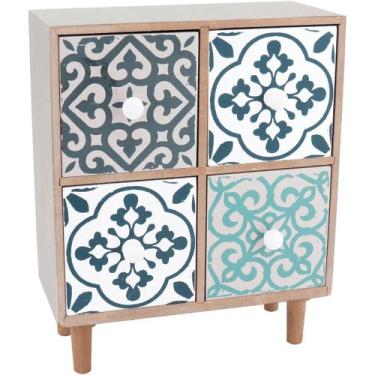 Imagem de Caixa Vert Home&Co 27x22x10cm MDF Color Enfeite Decoração para Sala Me